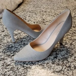 Nine west gray heels- never worn